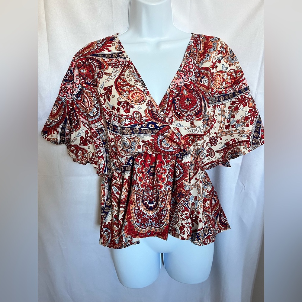 All Over Print Blouse